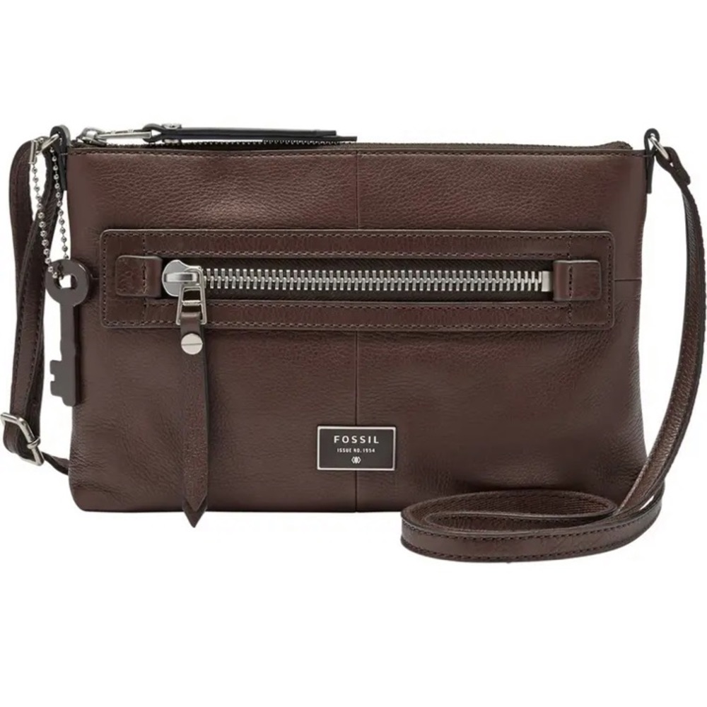 NEW Leather Fossil Crossbody Bag 💕